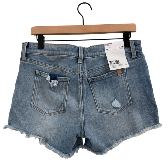 Joe's Jeans Blue Distressed Jean Shorts Casual Summer Style - Picture 4 of 10